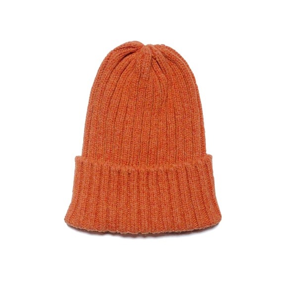 BEAMS PLUS Wool Watch Cap Unisex Beanie Toque in Orange NWT - Picture 3 of 9